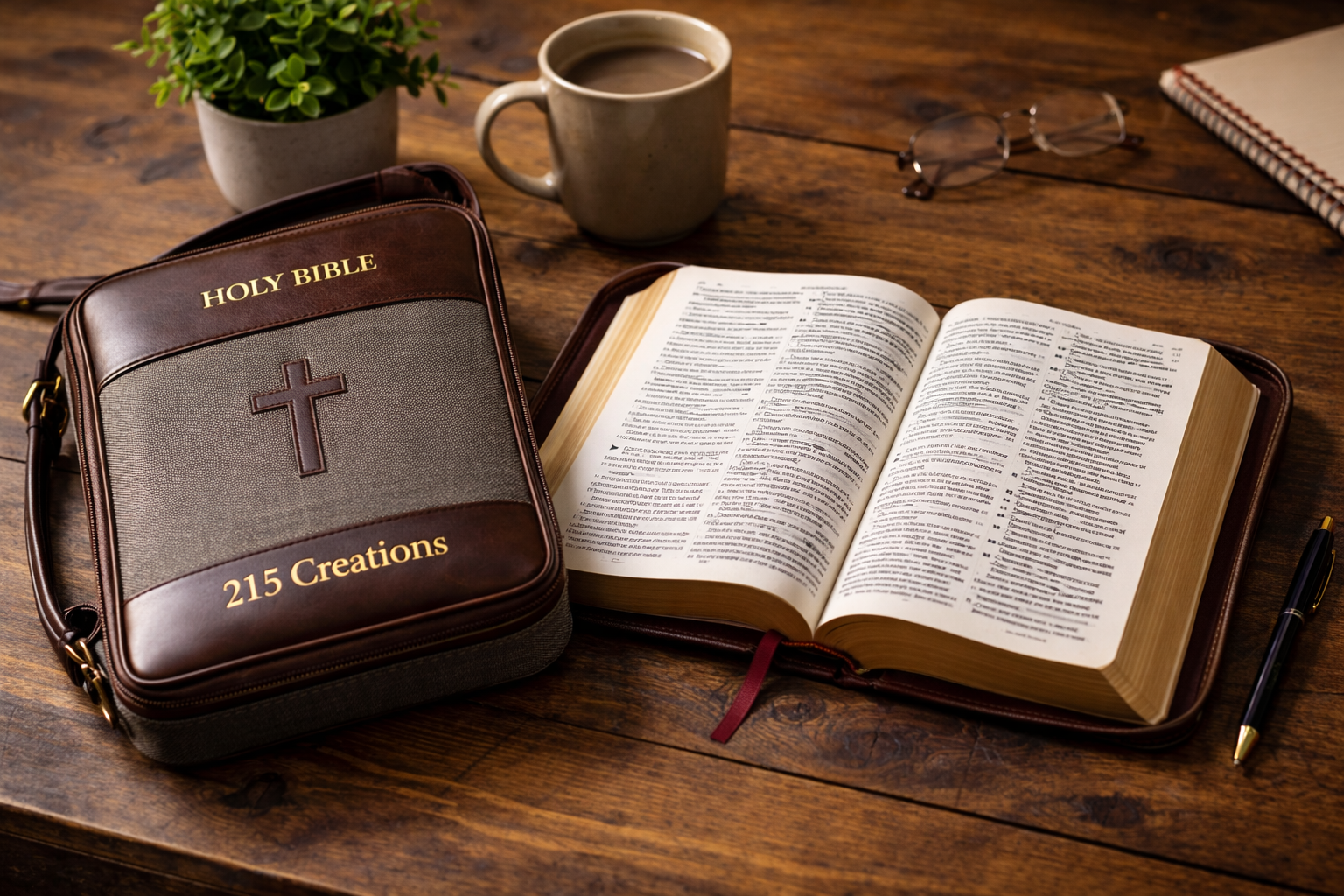 Bible cover monogram by 215 creations